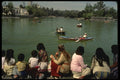 053044 Children Watching Boaters A4 Photo Print