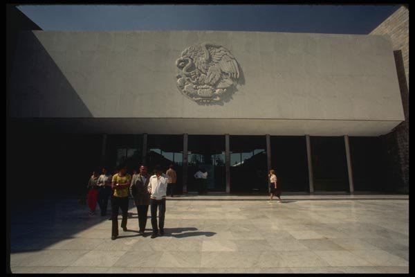 053047 Entrance To National Anthropology Museum A4 Photo Print