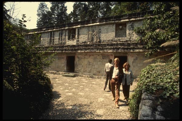 053049 Replica Of Mayan Ruins At Bonampak A4 Photo Print