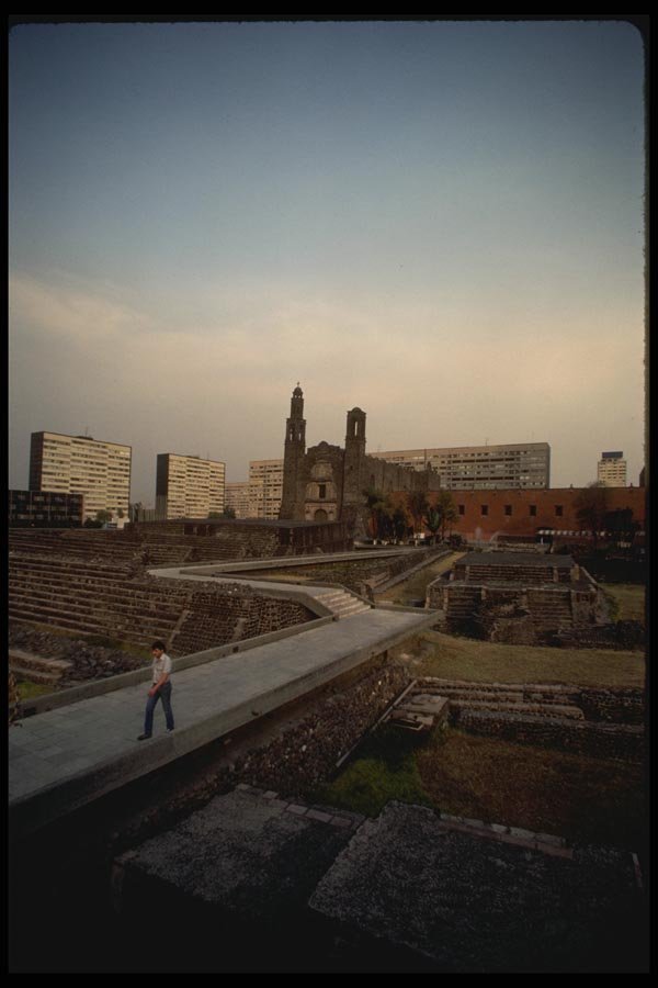 053069 Tlatelolco, Plaza Of Three Cultures A4 Photo Print