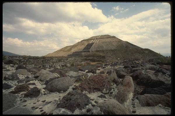 053084 Pyramid Of The Sun A4 Photo Print