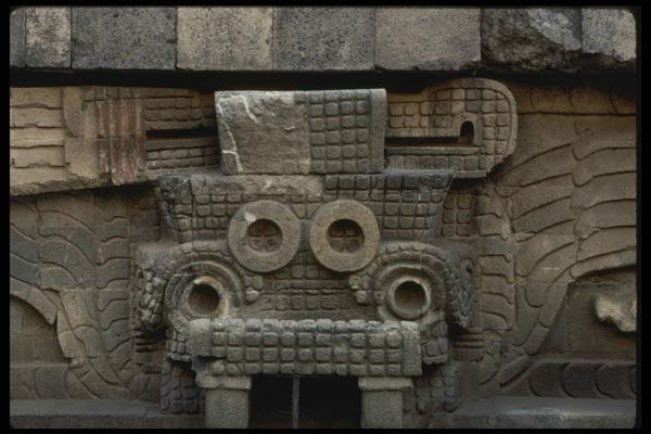 053097 The Rain God Tlaloc A4 Photo Print