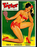 054 titter glamour magazine cover Advert A4 Photo Print