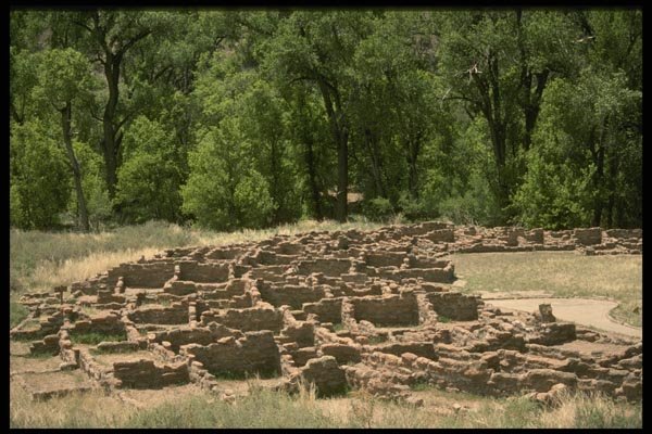 054007 Tyuoni Ruins A4 Photo Print