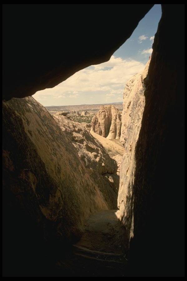 054017 Stone Stairway A4 Photo Print