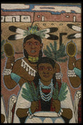 054023 Detail Of Corn Dancers  A4 Photo Print