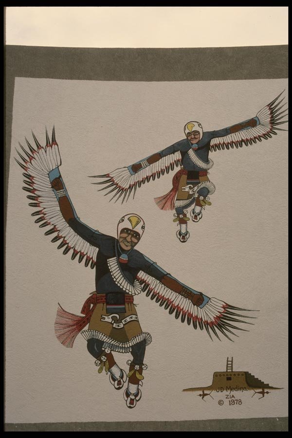 054024 Eagle Dancers A4 Photo Print