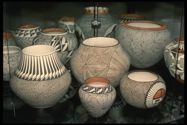 054034 Acoma Pottery A4 Photo Print