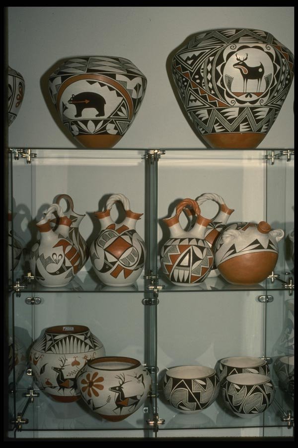 054072 Acoma Pottery A4 Photo Print