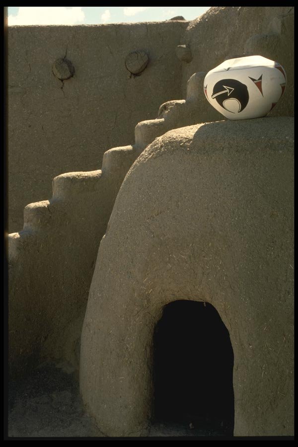 054075 Stairway With Pot A4 Photo Print
