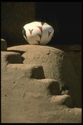 054077 Stairway With Pot A4 Photo Print
