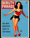 055 beauty parade glamour magazine cover Advert A4 Photo Print