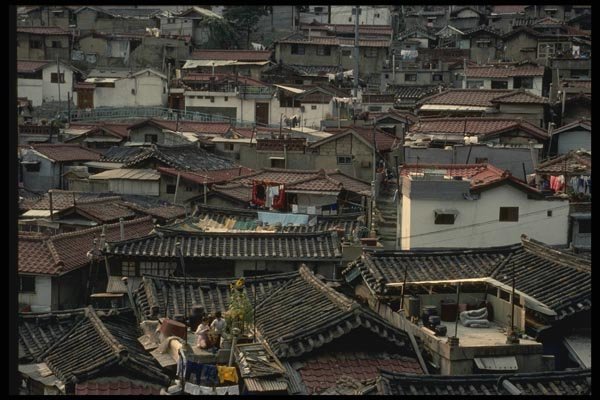 055004 Seoul Housing In Muak dong A4 Photo Print