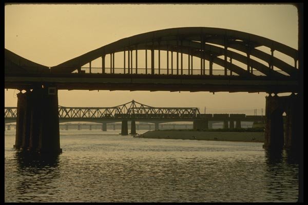 055006 Bridges Across The Han River A4 Photo Print