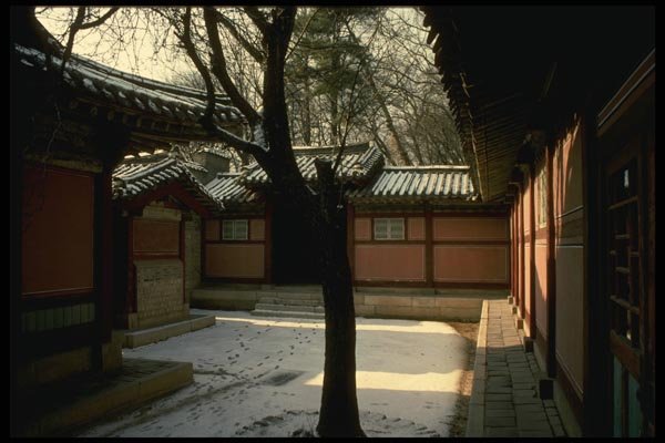 055031 Changdokkung In Winter A4 Photo Print