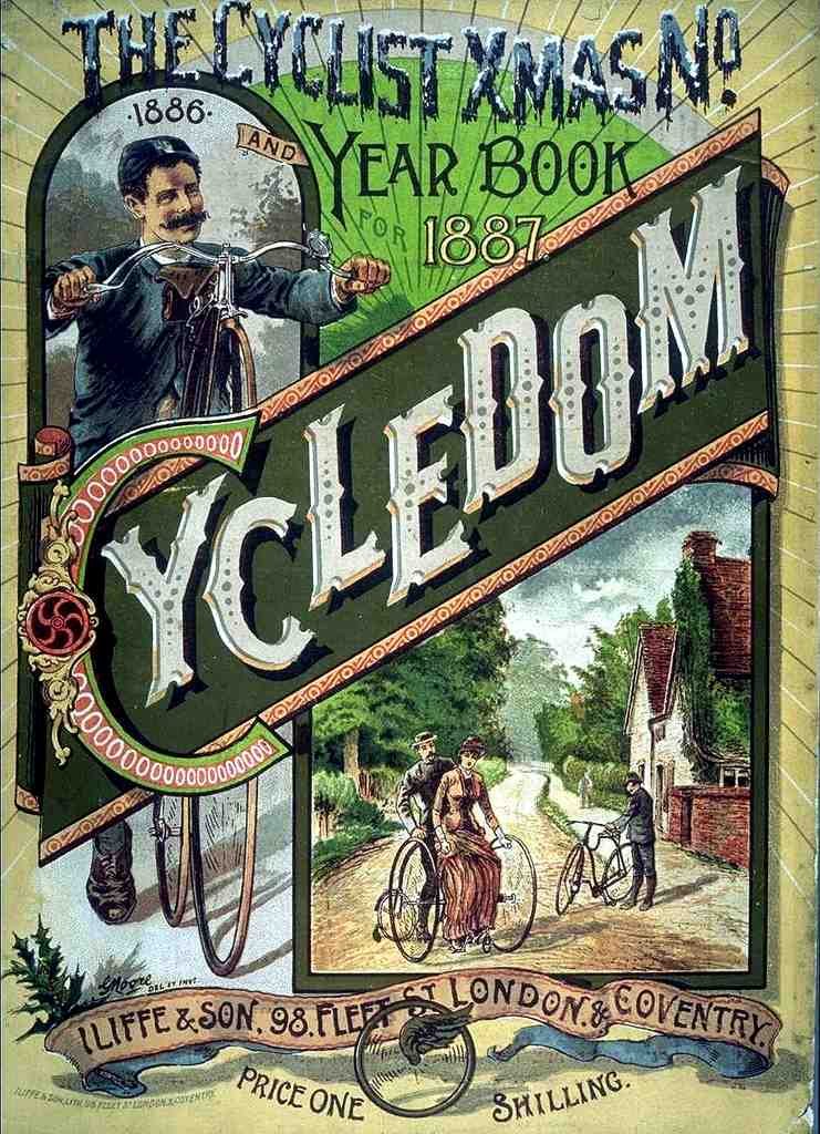 056 Cycledom 1886 Vintage A4 Photo Print