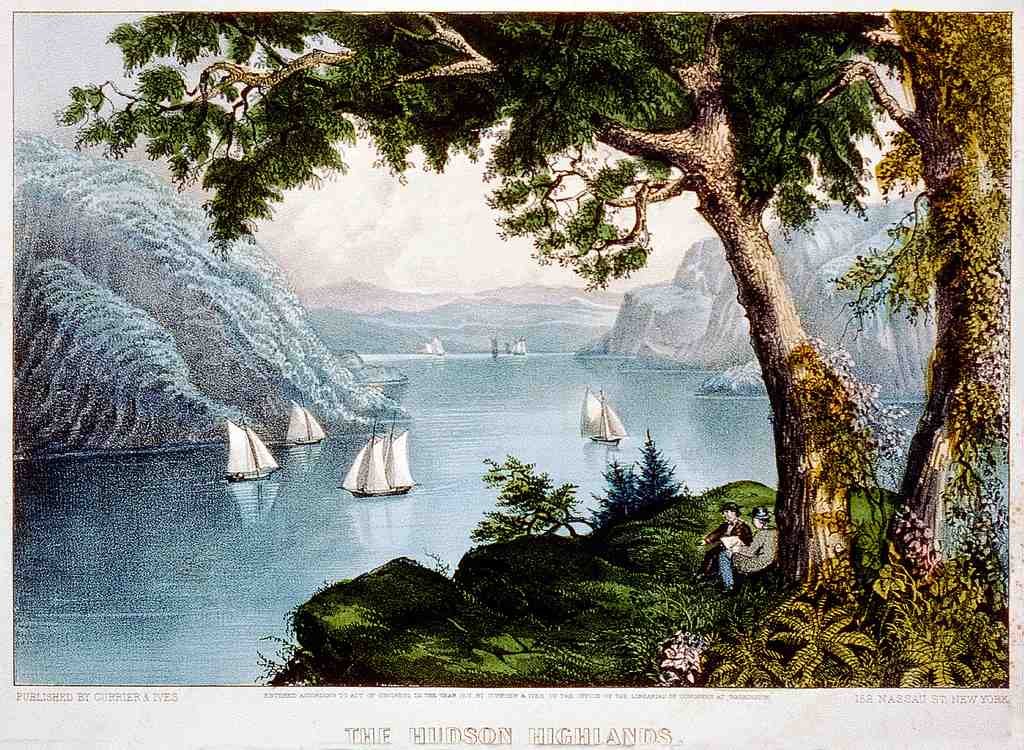 056 Hudson Highlands Vintage A4 Photo Print