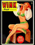056 wink glamour magazine cover Advert A4 Photo Print