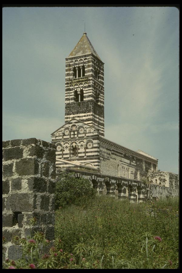 056003 Ancient Stone Church Cagliara, Sardinia A4 Photo Print
