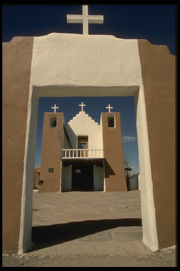 056004 San Geronimo De Taos New Mexico, USA A4 Photo Print