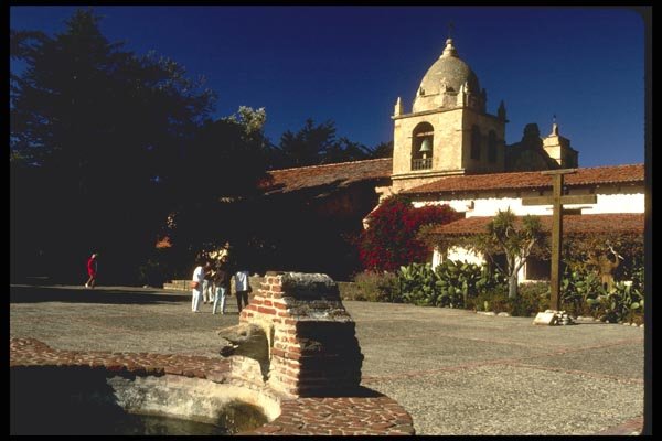 056005 Mission San Carlos Borromeo Del Riuo Carmela A4 Photo Print