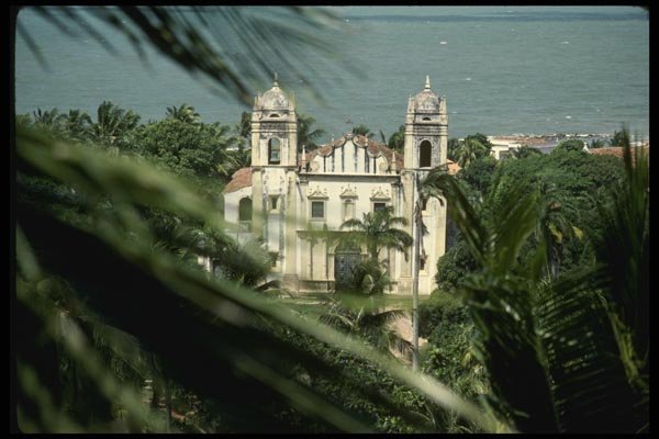 056006 Olinda Church Recife, Brazil A4 Photo Print