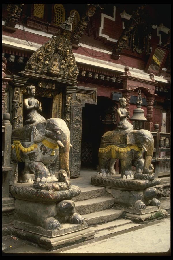 056038 Hiranya Varna Mahabihar Patan, Nepal A4 Photo Print