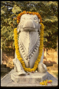 056044 Nandi, Fertility God, Vishwanath Temple Varandi, India A4 Photo Print