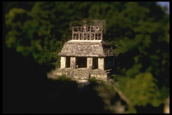 056082 Temple Of The Sun Palenque, Mexico A4 Photo Print