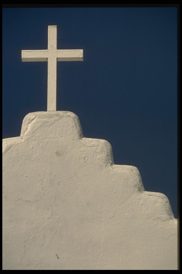 056092 Cross, San Geronimo De Taos New Mexico, Usa A4 Photo Print