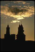 056099 St. Mary's Cathedral Visby, Gotland, Sweden A4 Photo Print