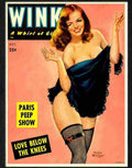 057 wink glamour magazine cover 2 Advert A4 Photo Print