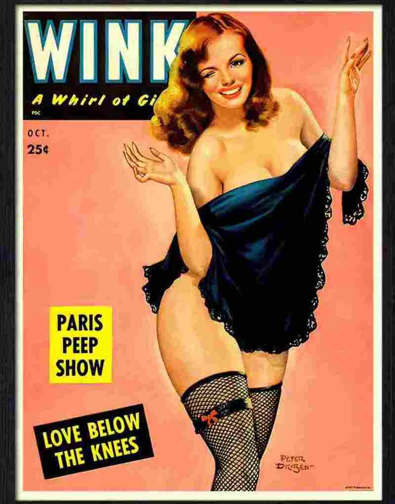 057 wink glamour magazine cover 2 Advert A4 Photo Print
