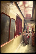 057010 Devotees Praying At The Temple Of 1000 Lights A4 Photo Print