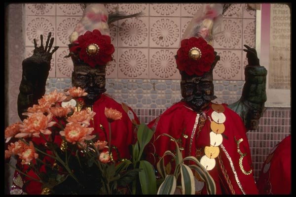 057018 Lu & Shu Gods Of Prosperity & Longevity A4 Photo Print