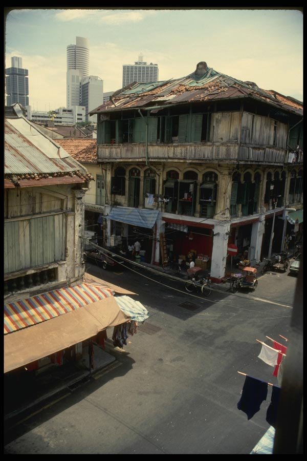 057022 The Last Of The Old Chinese Merchant Districts A4 Photo Print