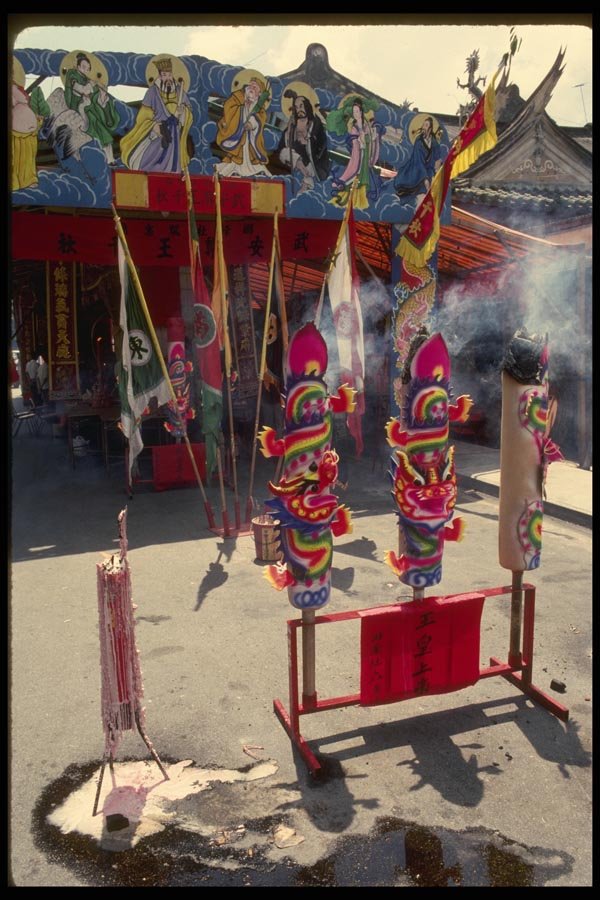 057039 Giant Joss Sticks At Thian Hock Keng Temple A4 Photo Print