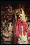 057064 Statues At Shrine Near Kuan Yin Temple A4 Photo Print