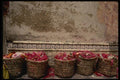 057071 Temple Interior With Baskets Of Burnt Joss Sticks A4 Photo Print