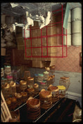 057079 Bird Shop Selling Cockatoos & Cages A4 Photo Print