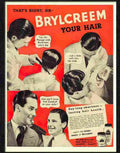 059 brylcreem 1950s Advert A4 Photo Print