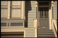 059061 Leaded Glass On Gray A4 Photo Print