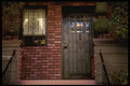 059063 Red Bricks, Black Bars A4 Photo Print
