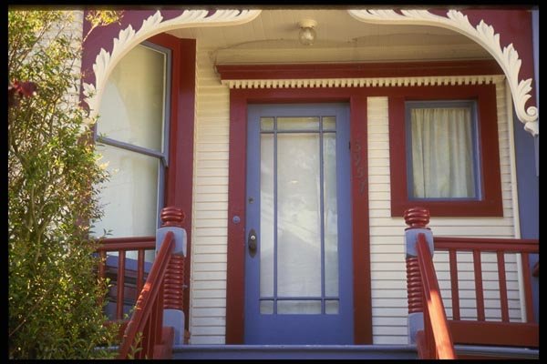 059065 A Door That's A Window A4 Photo Print