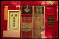 059070 Free Masons Behind Bars A4 Photo Print