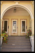 059083 Three Doors Arched A4 Photo Print