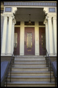 059089 Three Doors And Composite Columns A4 Photo Print