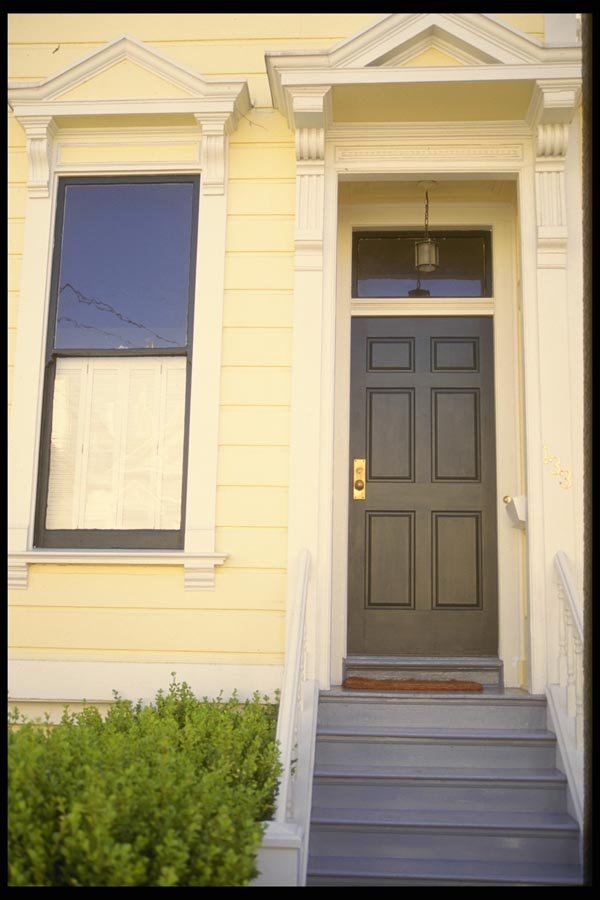 059091 Tall Window, Tall Door A4 Photo Print