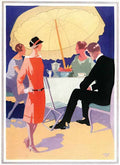 06 Al Fresco Meal Vintage Advert A4 Photo Print