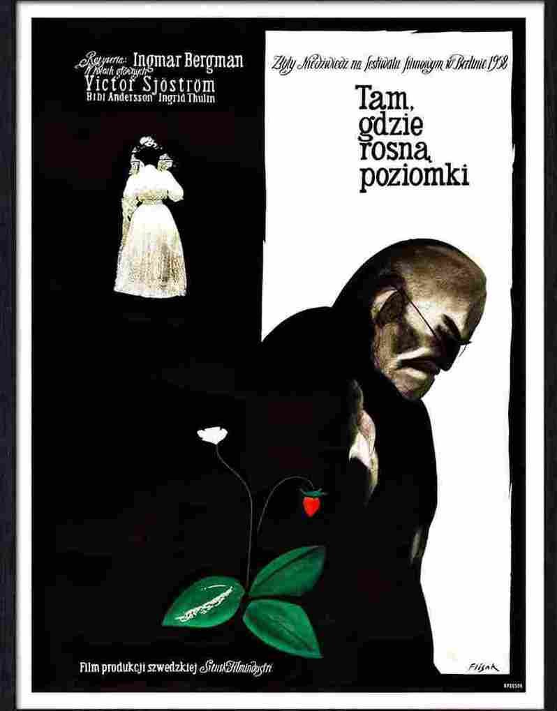 06 wild strawberries ingmar bergman polish poster Advert A4 Photo Print